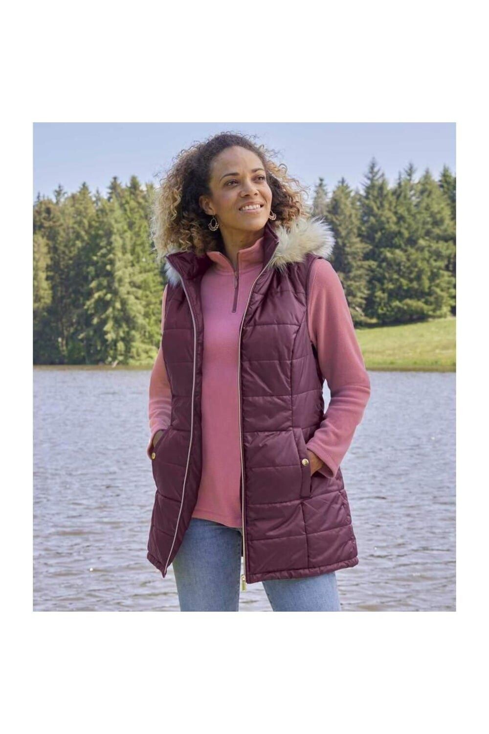 

Удлиненный жилет из пуховика Atlas For Women, фиолетовый