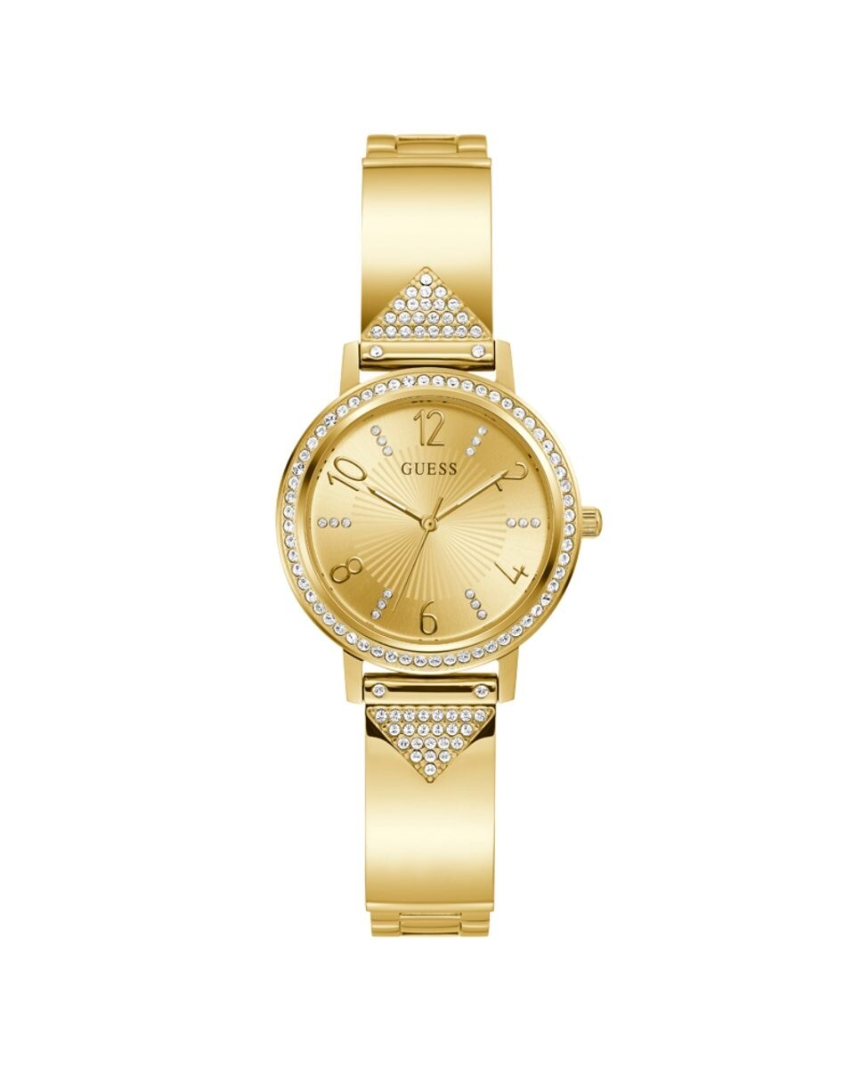 

Женские часы Tri luxe GW0474L2 со стальным и блестящим золотым ремешком Guess, золотой