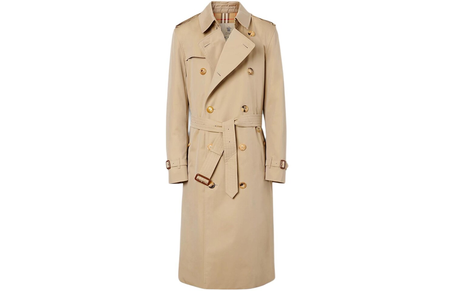 Пальто мужское медового цвета Burberry, цвет Honey