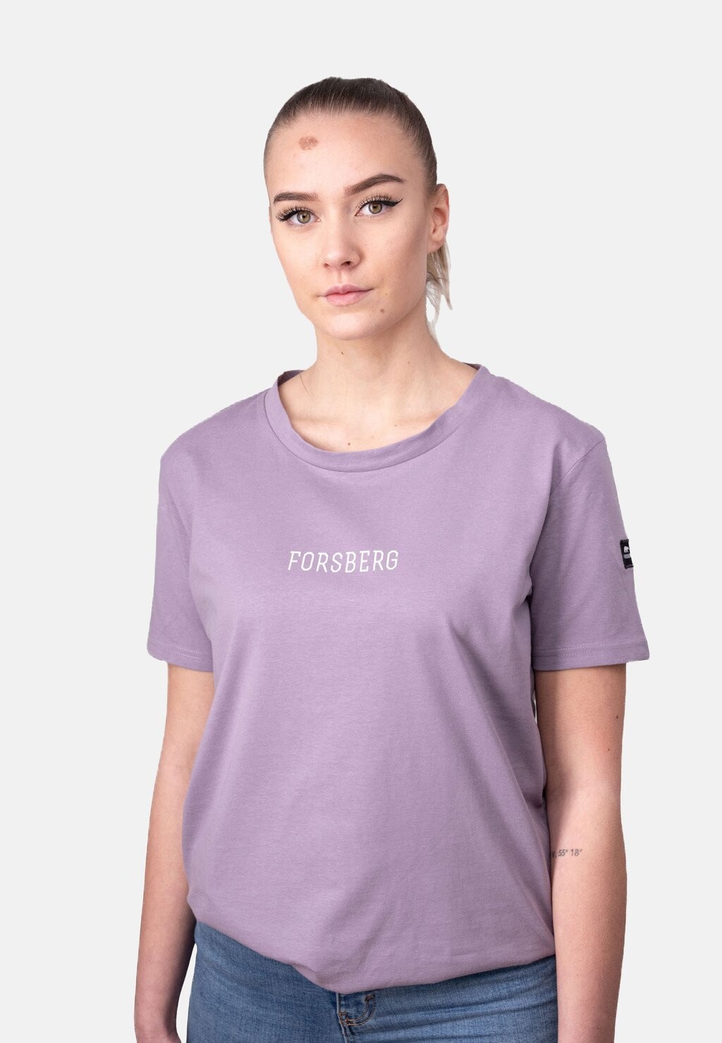 

Футболка с принтом MIT BRUSTLOGO FORSBERG, цвет flieder