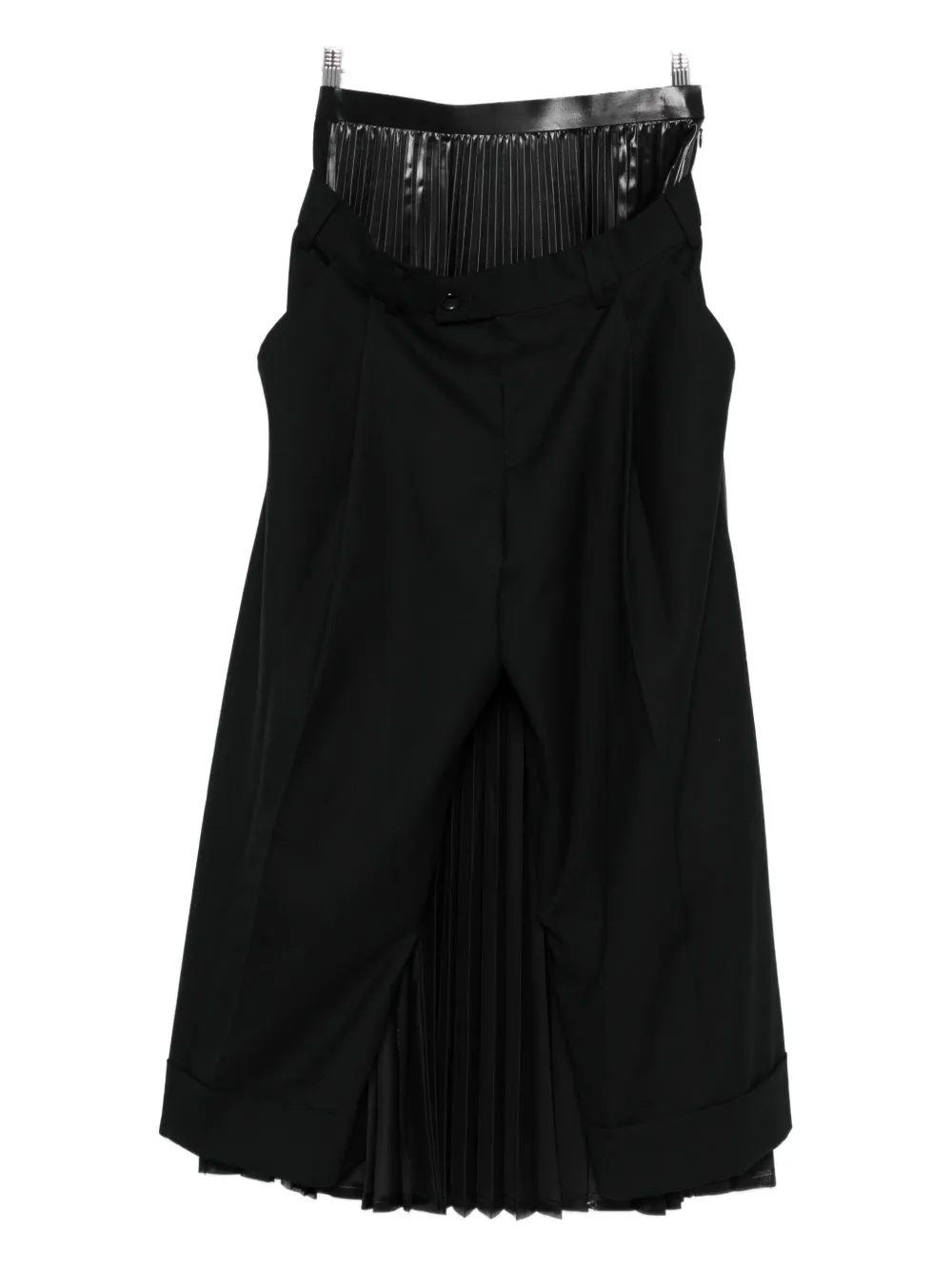 

Брюки из шерсти в складку JUNYA WATANABE, черный