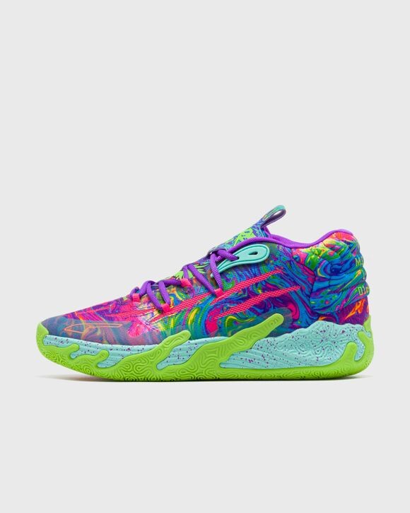 Кроссовки Puma Mb.03 Be You, цвет purple glimmer-knockout pink-green