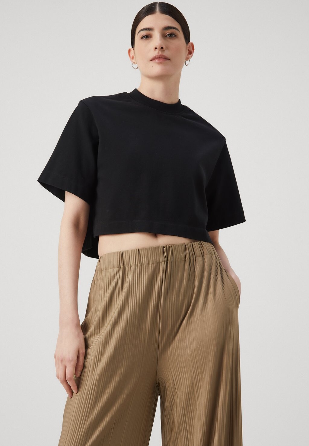 

Тканевые брюки UMA TROUSERS Samsøe Samsøe, серый