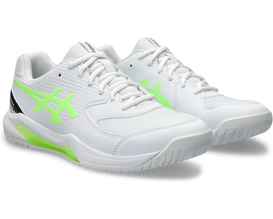

Кроссовки ASICS GEL-Dedicate 8 Pickleball, цвет White/Lime Burst, Серый, Кроссовки ASICS GEL-Dedicate 8 Pickleball, цвет White/Lime Burst