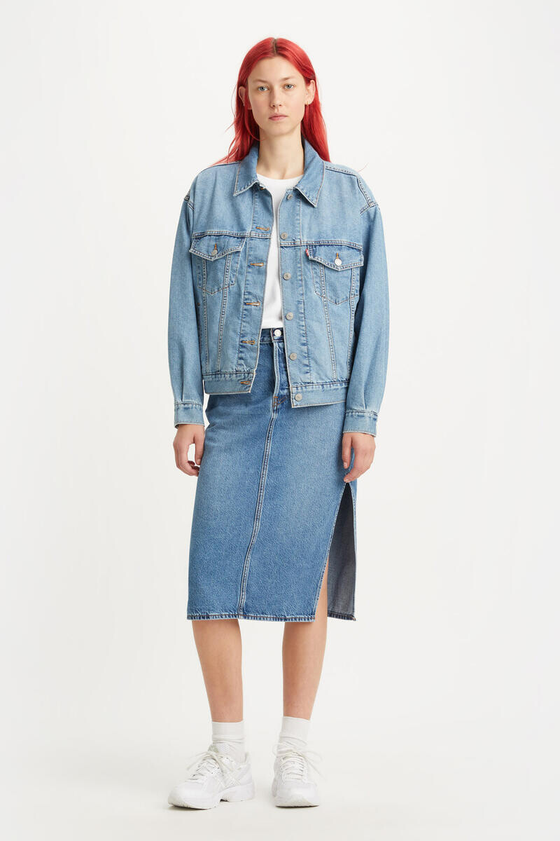 

Джинсовая юбка Levis Levi's, синий