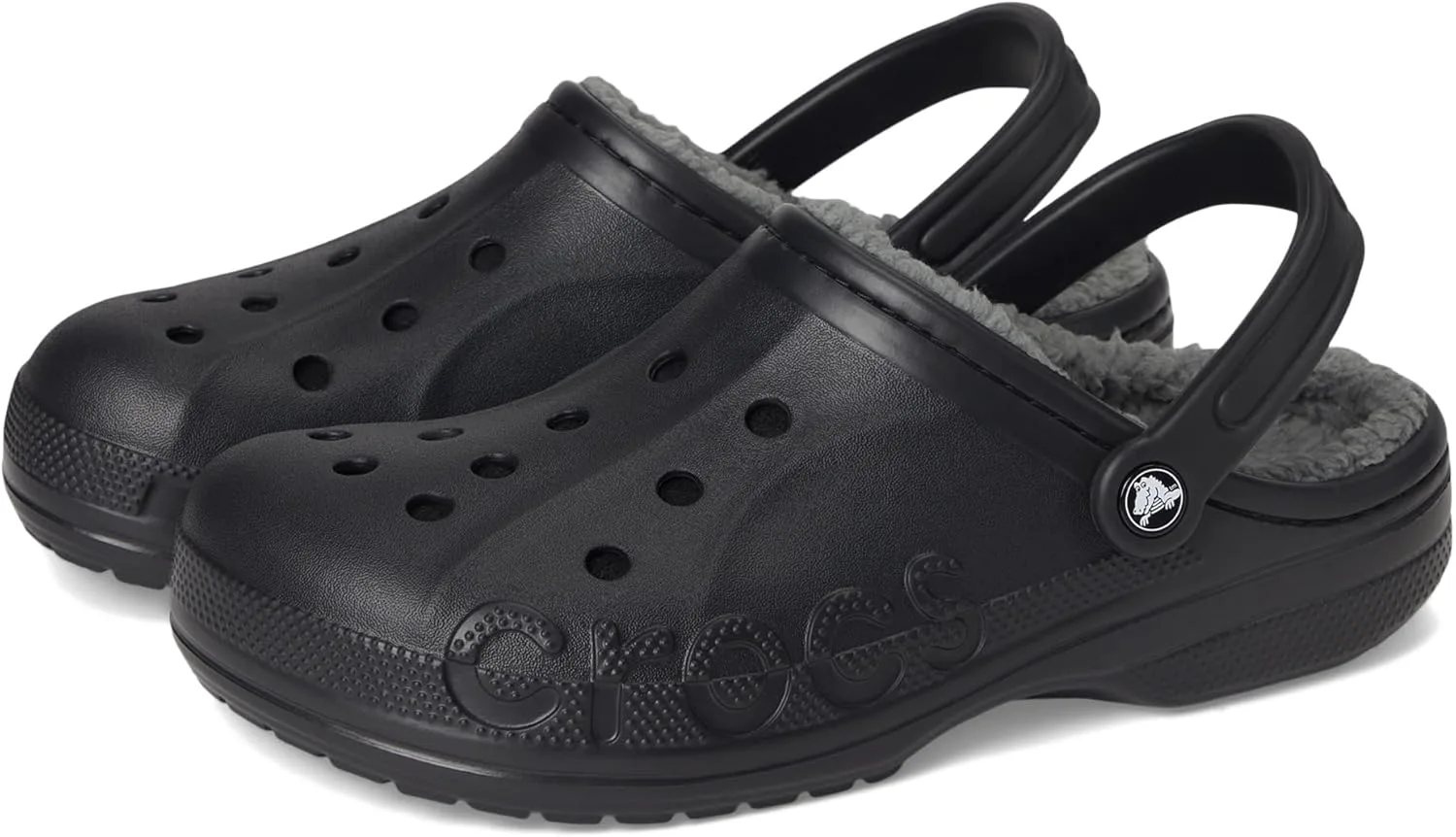 Кроксы Унисекс Виа с подкладкой Crocs, черный — фото 4