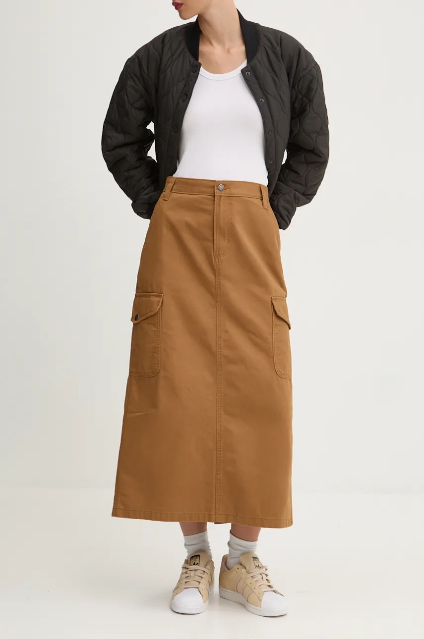 

Юбка из хлопка DUCK CANVAS Dickies, коричневый