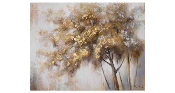 

Акриловая картина ручной работы KUNSTLOFT Hello Autumn цвет beige/braun