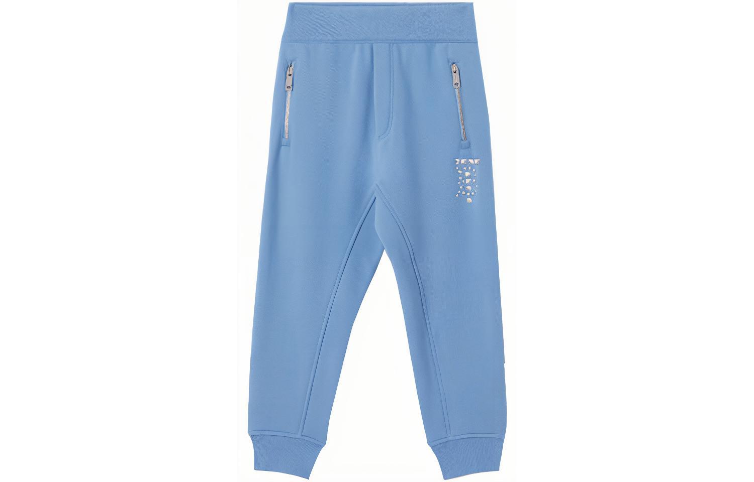 

Детские вязаные спортивные штаны Harbor Blue Burberry