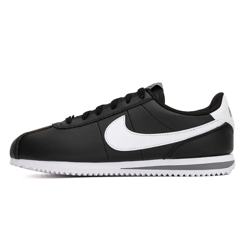

Детские кроссовки Cortez Slip с низким верхом для повседневной носки Nike, черный/белый