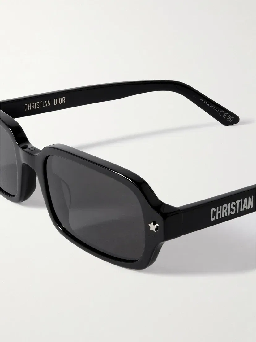 Солнцезащитные очки DiorPacific S3I в прямоугольной оправе из ацетата DIOR EYEWEAR, черный — фото 4