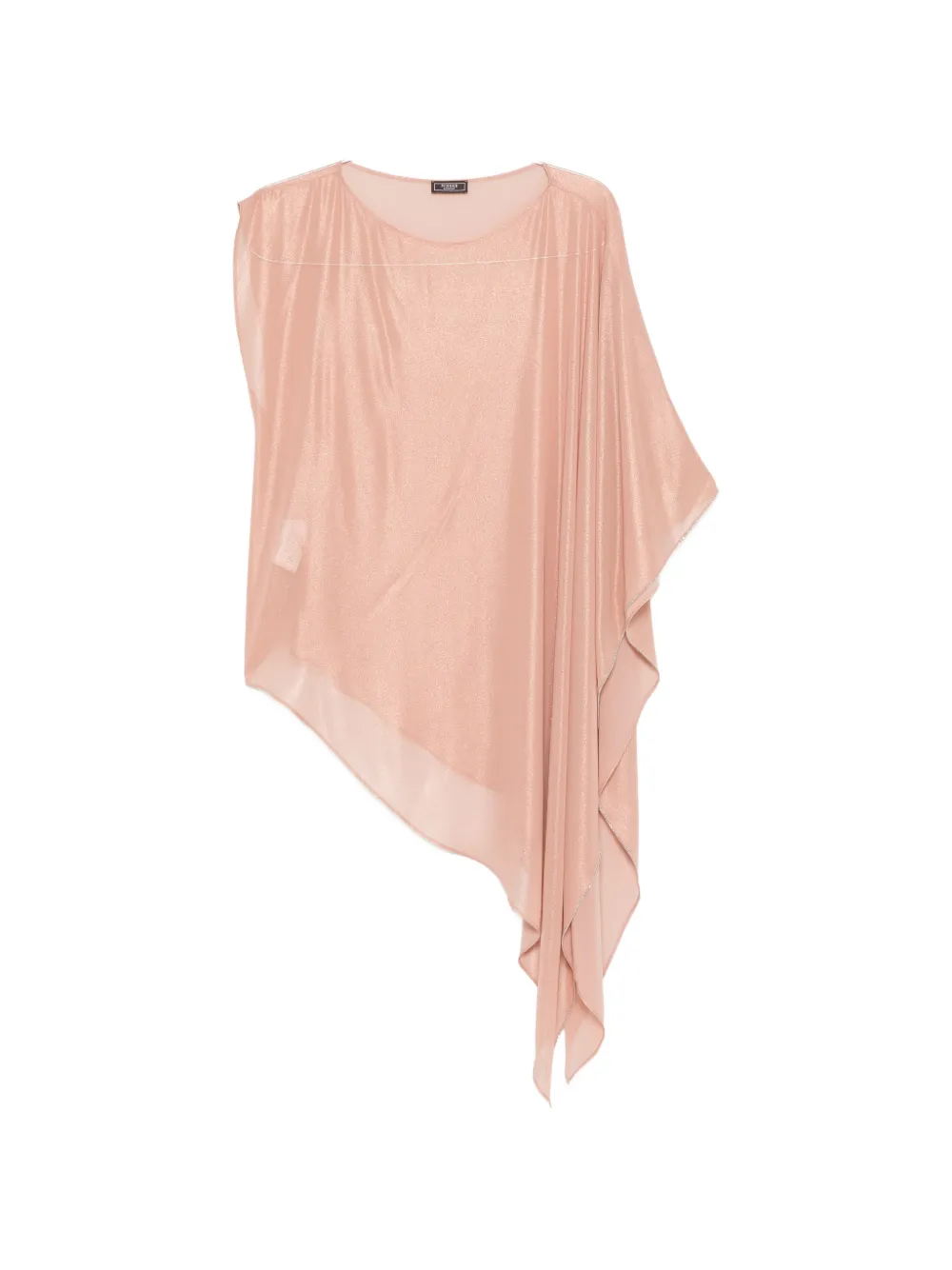

Асимметричная блузка Peserico, розовый