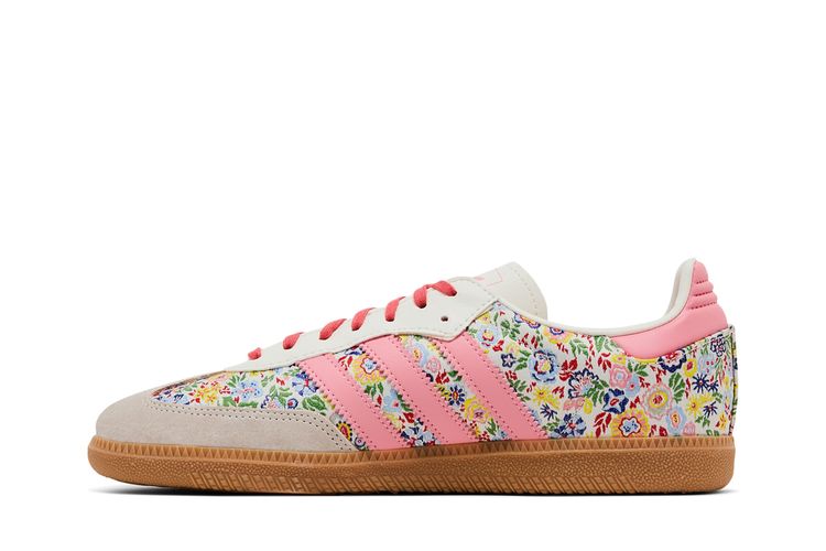 Кроссовки Liberty London x Samba OG J 'Floral Embroidery', кремовый — фото 3