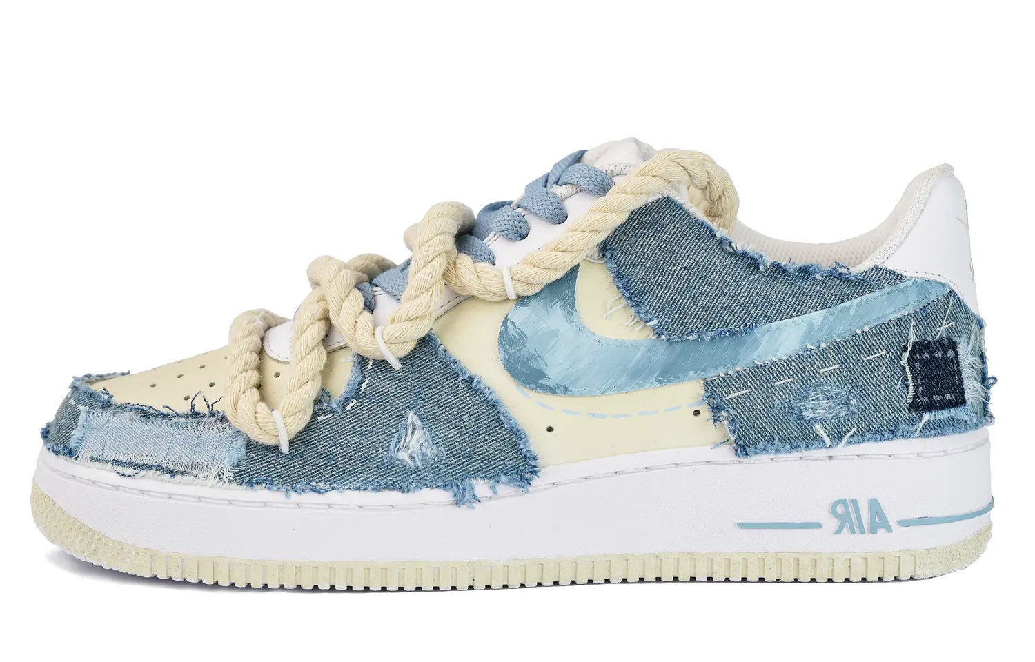 

Мужские кроссовки для скейтбординга Nike Air Force 1, Metallic Blue
