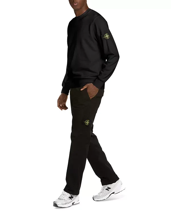 Толстовка Felpa Stone Island, Black — фото 3