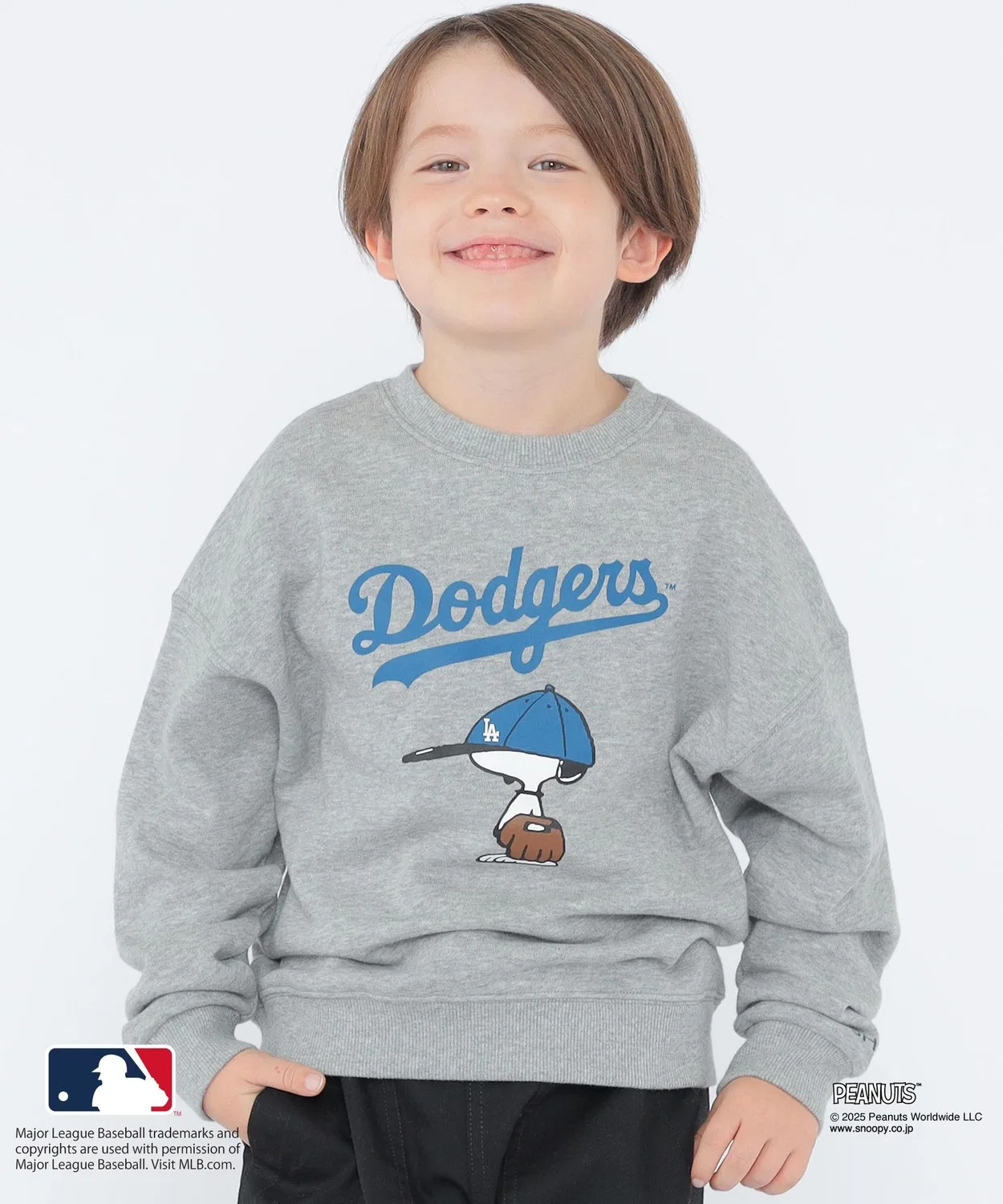 Свитшот детский MLB × PEANUTS SHIPS Kids 100–125 см синий — фото 2