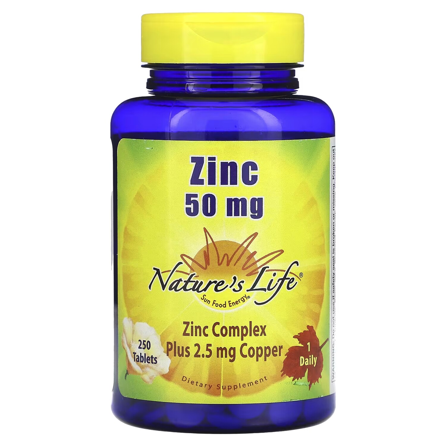 

Цинк Nature's Life, 250 таблеток