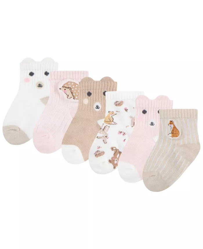

Носки Baby "Forest Friends" 6 пар Huggies, белый