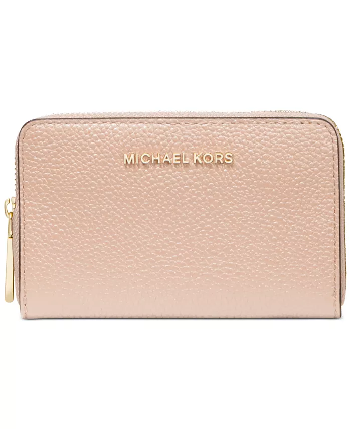 

Чехол для карт Jet Set Small с застежкой-молнией Michael Kors, розовый
