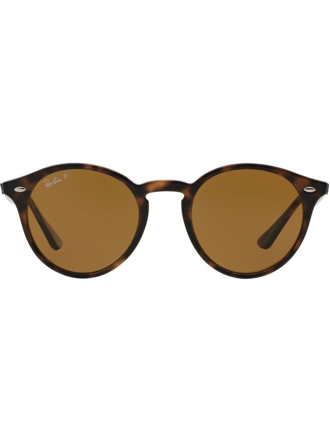 

Ray-Ban солнцезащитные очки в круглой оправе, коричневый