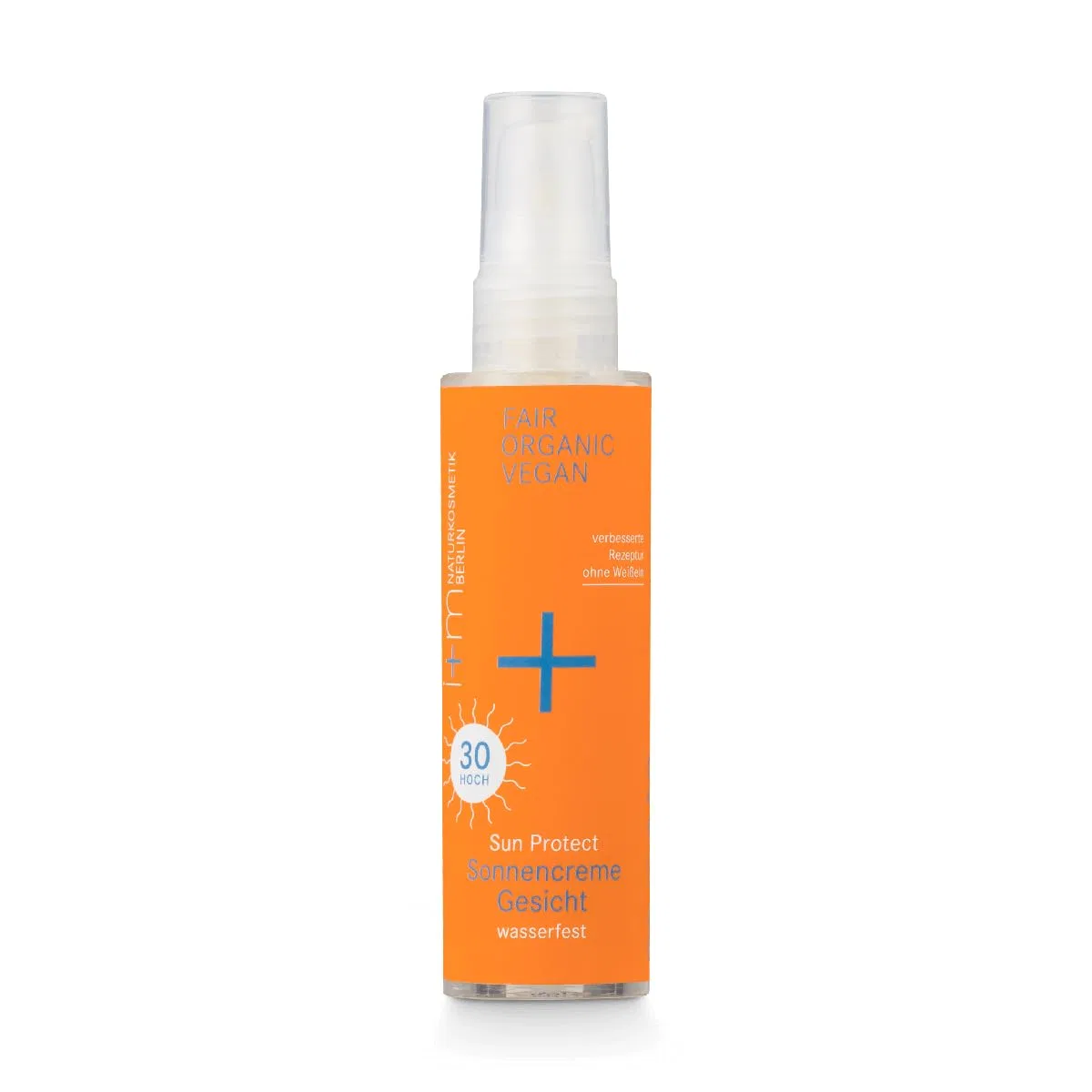 Водостойкий органический солнцезащитный крем для лица SPF 30 50 мл от i+m Sun Protect I+M Naturkosmetik