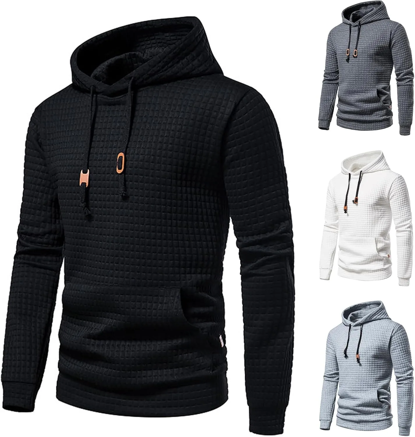 

Мужской худи с капюшоном и карманом-кенгуру