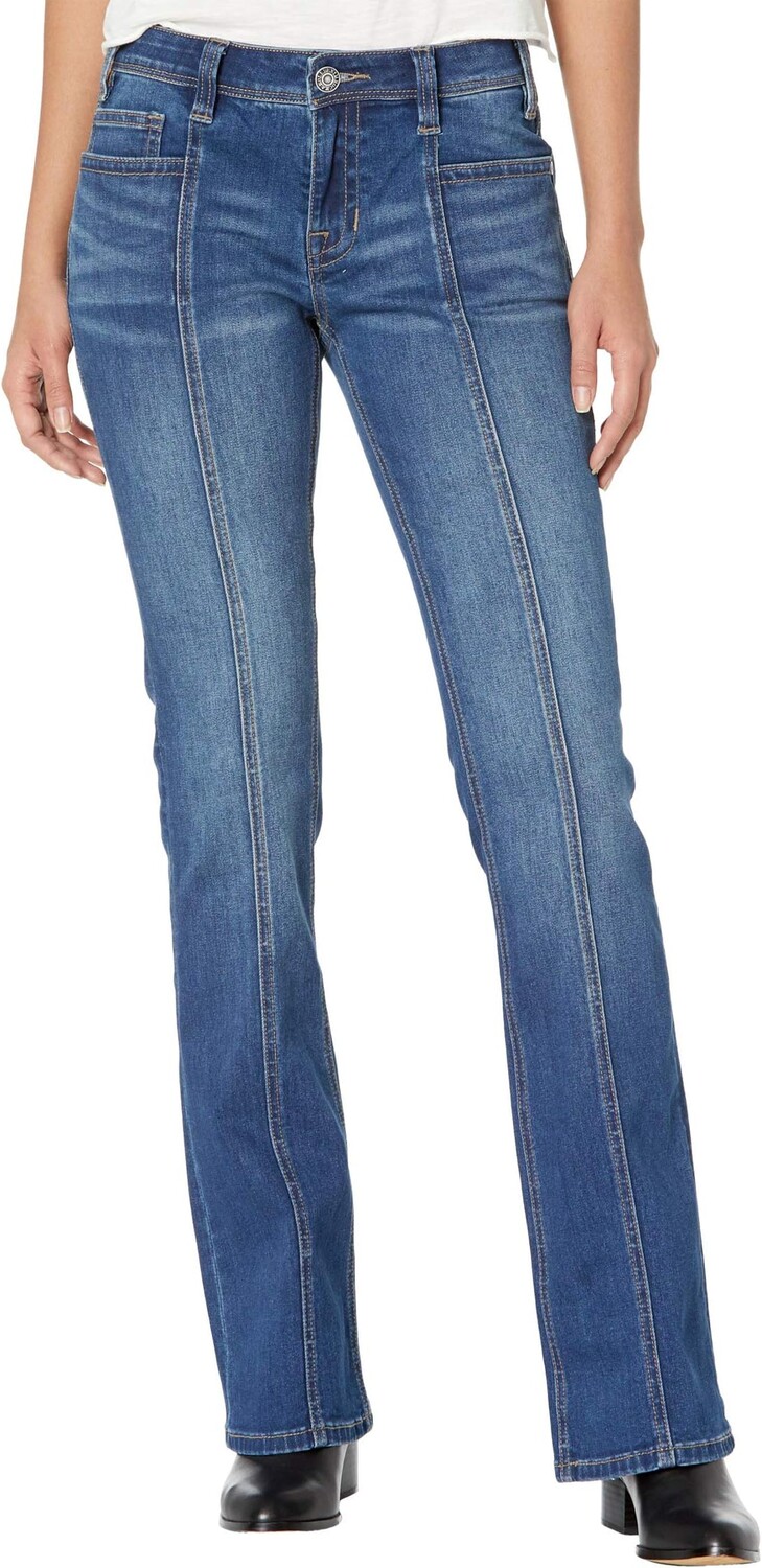 

Джинсы Rock and Roll Cowgirl Mid-Rise Bootcut with Clean Pocket and Front Seam Detail in Medium Wash W1-6158, цвет Medium Wash