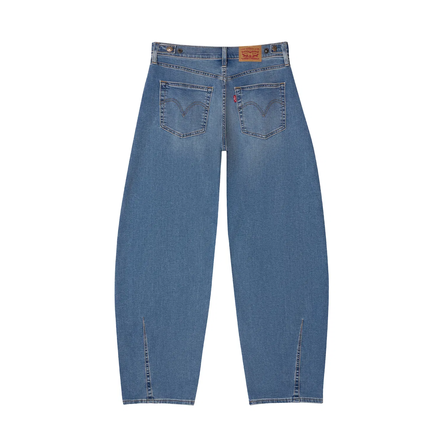 Джинсы женские Medium Blue с умеренно широкими штанинами Levis — фото 3