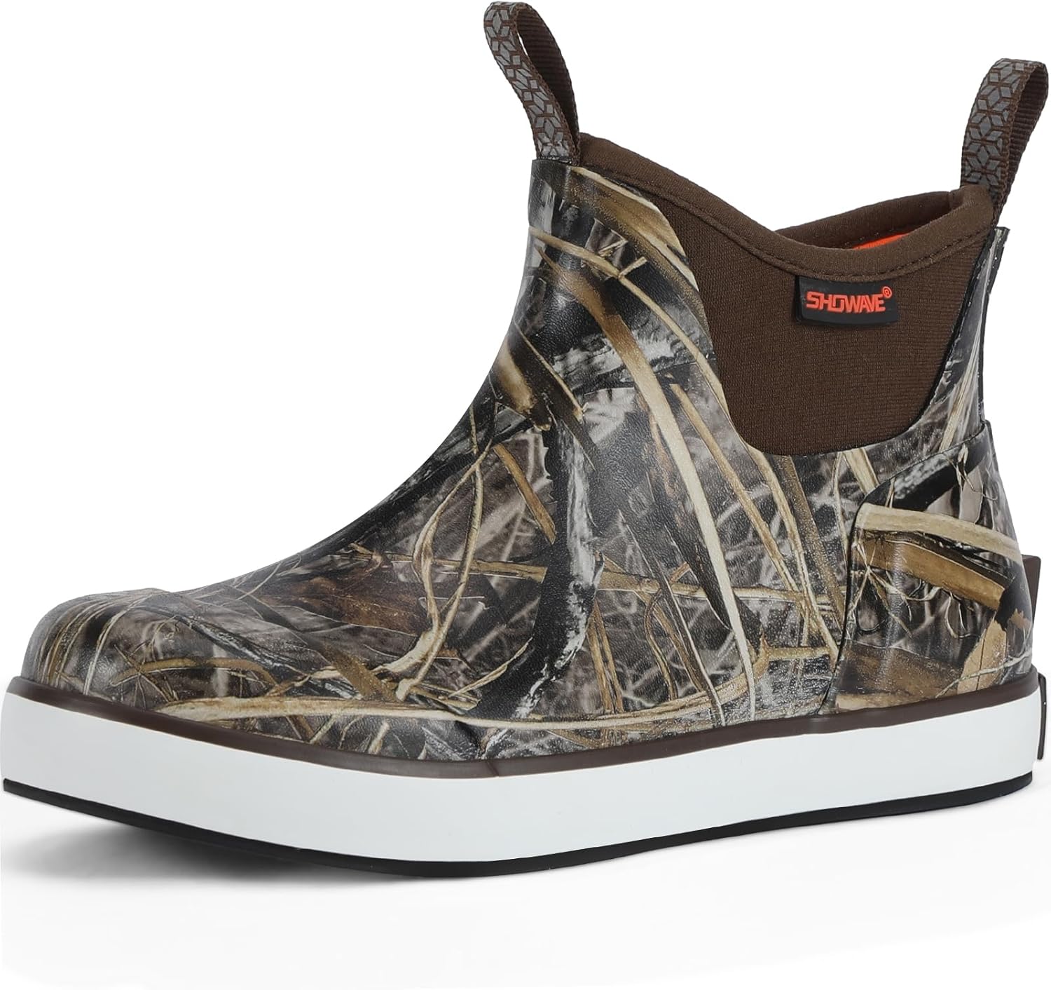 

Детские резиновые сапоги Showave, девичьи сапоги Deck, водонепроницаемые детские сапоги для мальчиков, нескользящие неопрена резиновые ботинки, короткие сапожки от грязи, Camo Evos