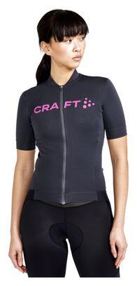 

Женская футболка с короткими рукавами Craft Essence Bike Grey Pink