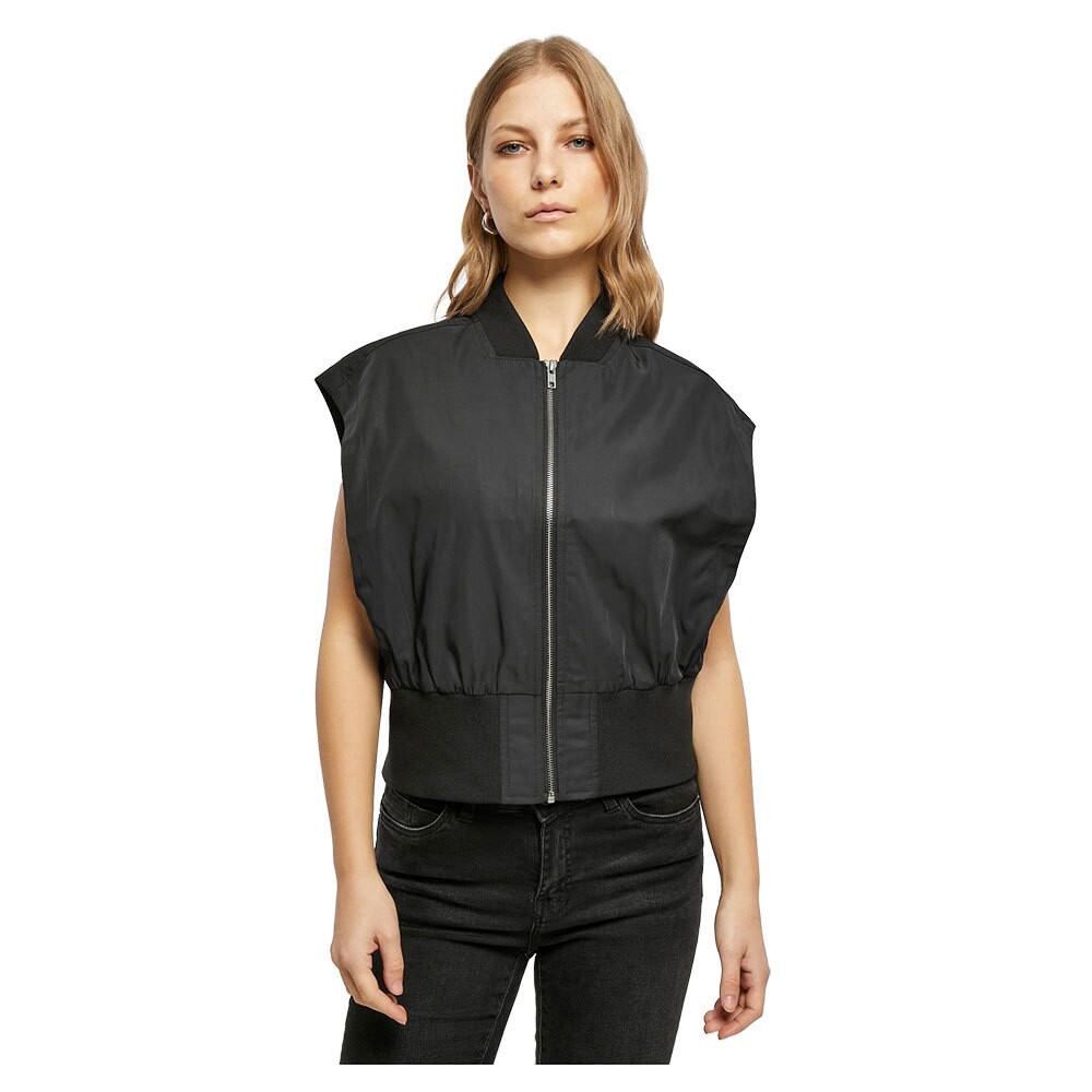 

Жилет Urban Classics Recycled Bomber, черный