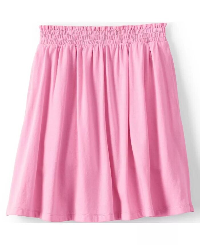 

Юбка Big Girls Plus со сборками Lands' End, розовый