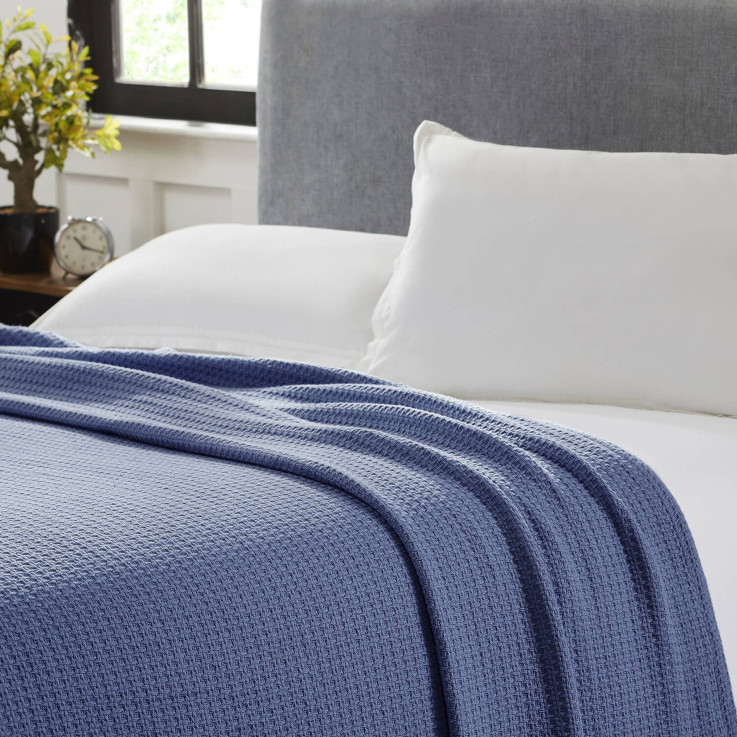 

Одеяло из 100% хлопка King Pacific Coast Textiles, синий