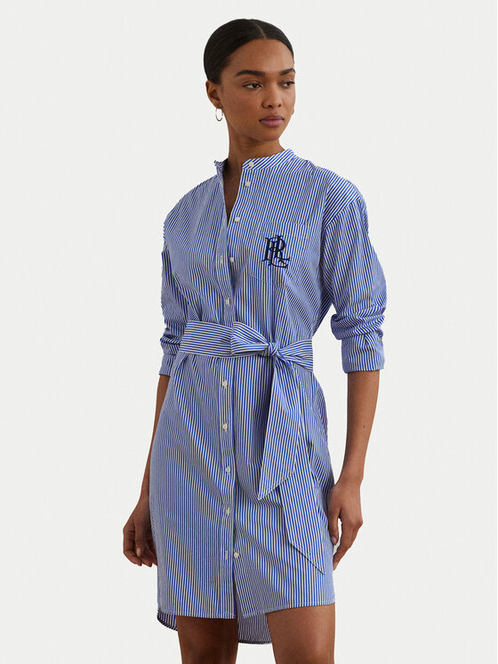 

Платье-Рубашка прямого кроя 200963845001 Lauren Ralph Lauren, синий
