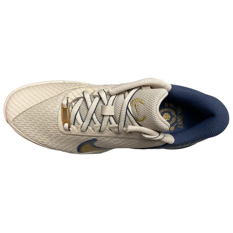 Теннисные кроссовки Air Zoom Vapor Pro 2 мужские низкие коричневые, золотые, синие Nike — фото 4