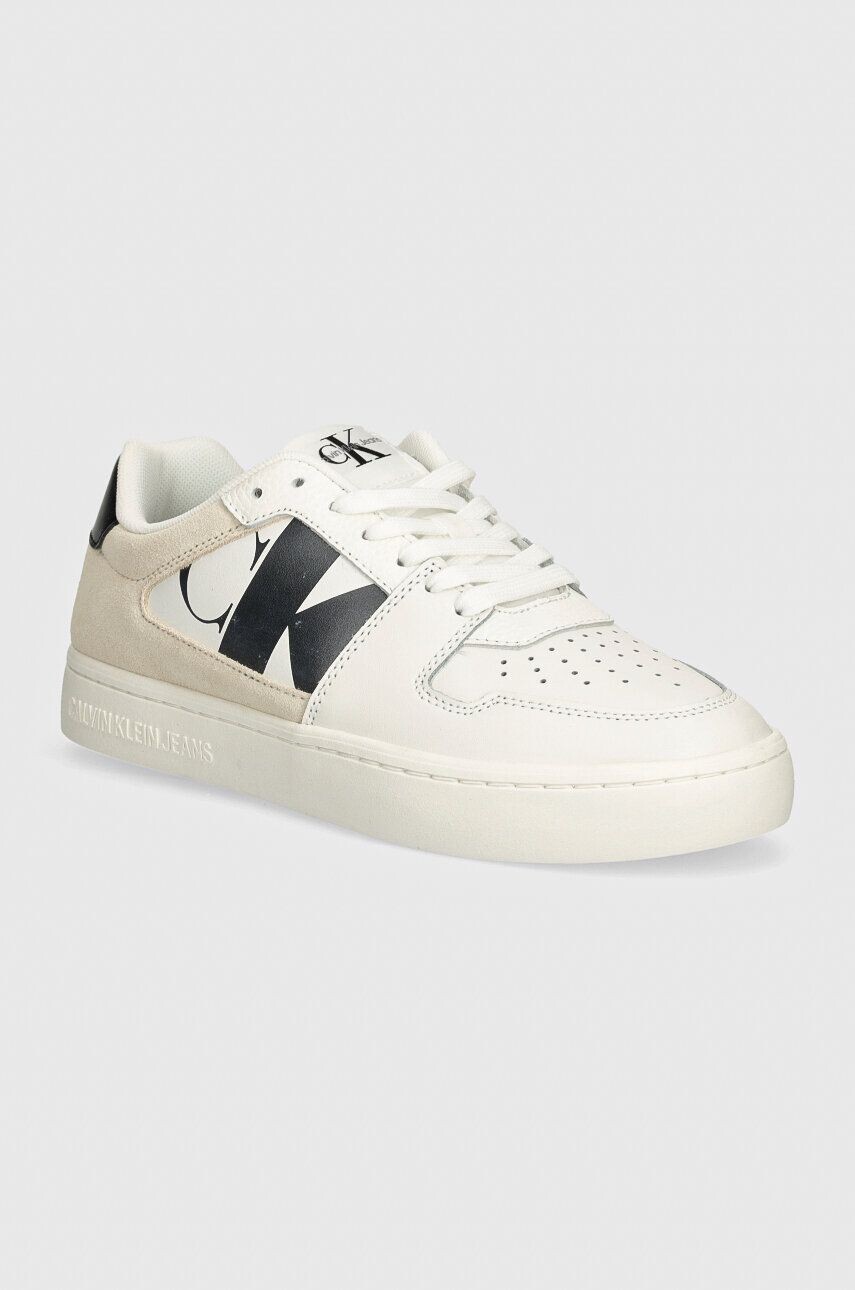 

Кожаные кроссовки Calvin Klein Jeans CLASSIC CUPSOLE LOW NBS, белый