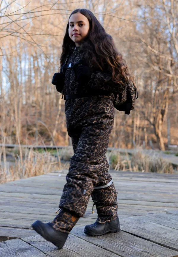 Комбинезон зимний Mikk-Line aop snowsuit, леопардовый
