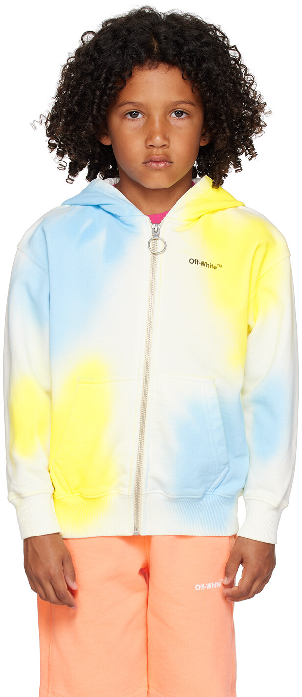 

Off-White Детское худи в разноцветные пятнышки