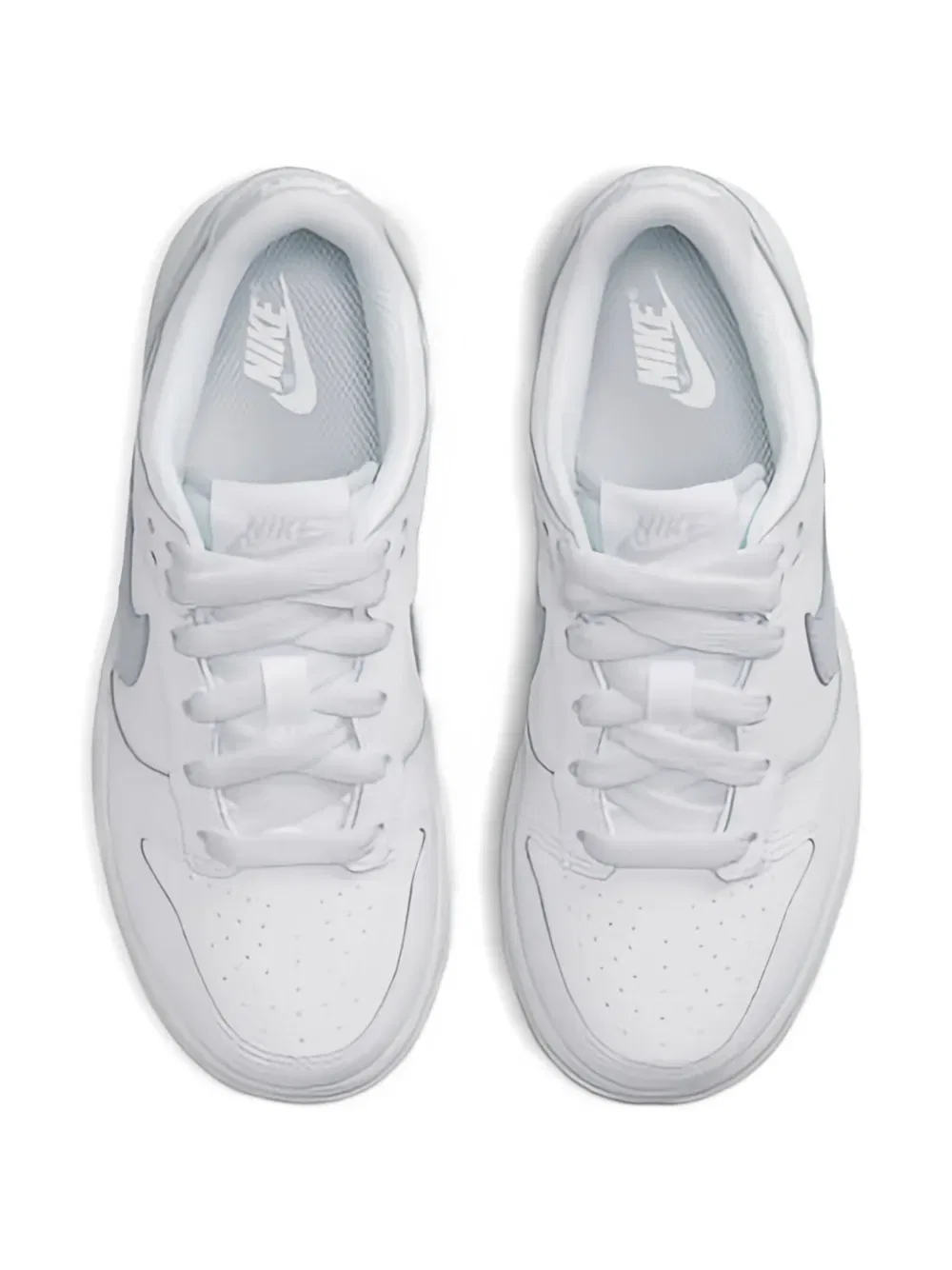 Низкие кроссовки Dunk Nike Kids, белый — фото 4