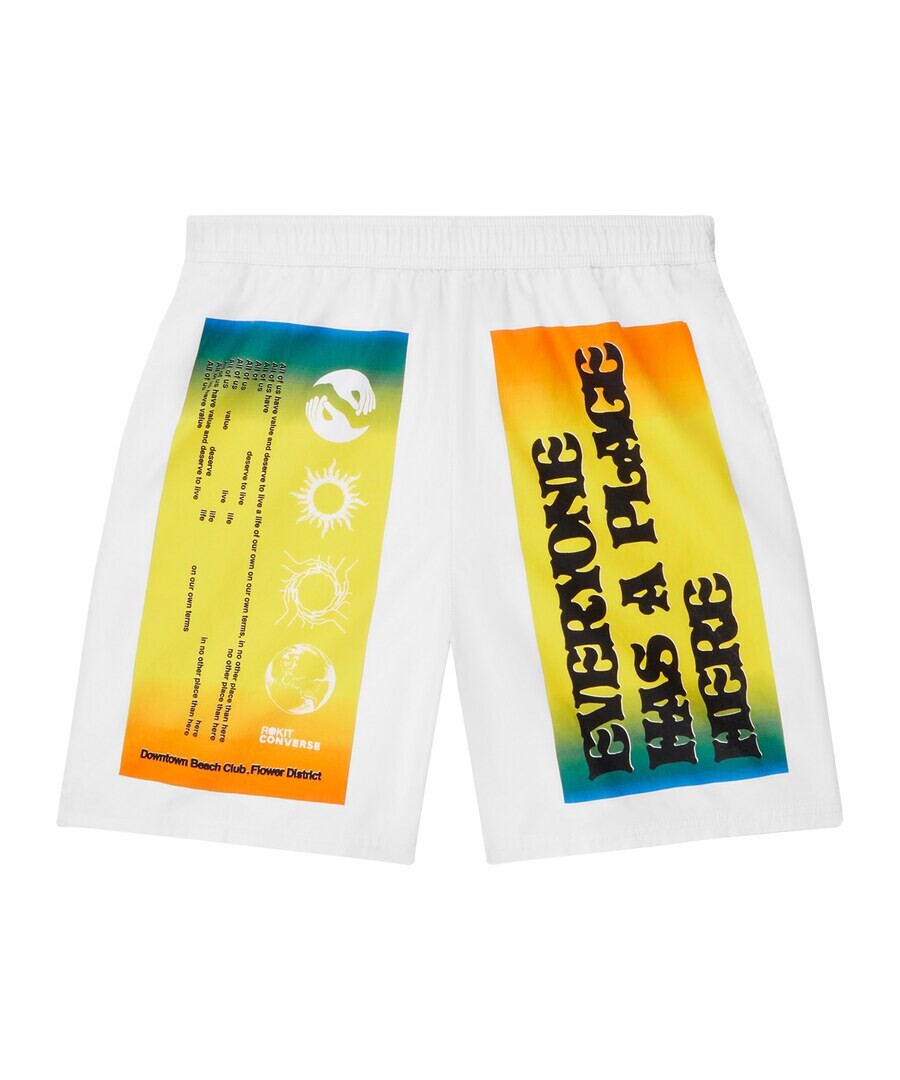 

Шорты CONVERSE Regular Pants, белый