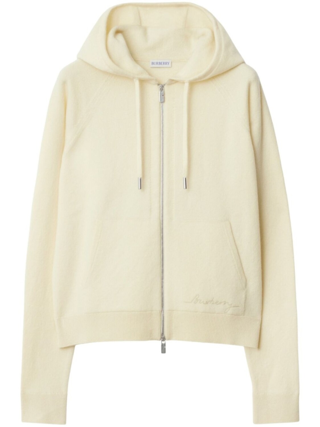 

Burberry худи на молнии, нейтральный