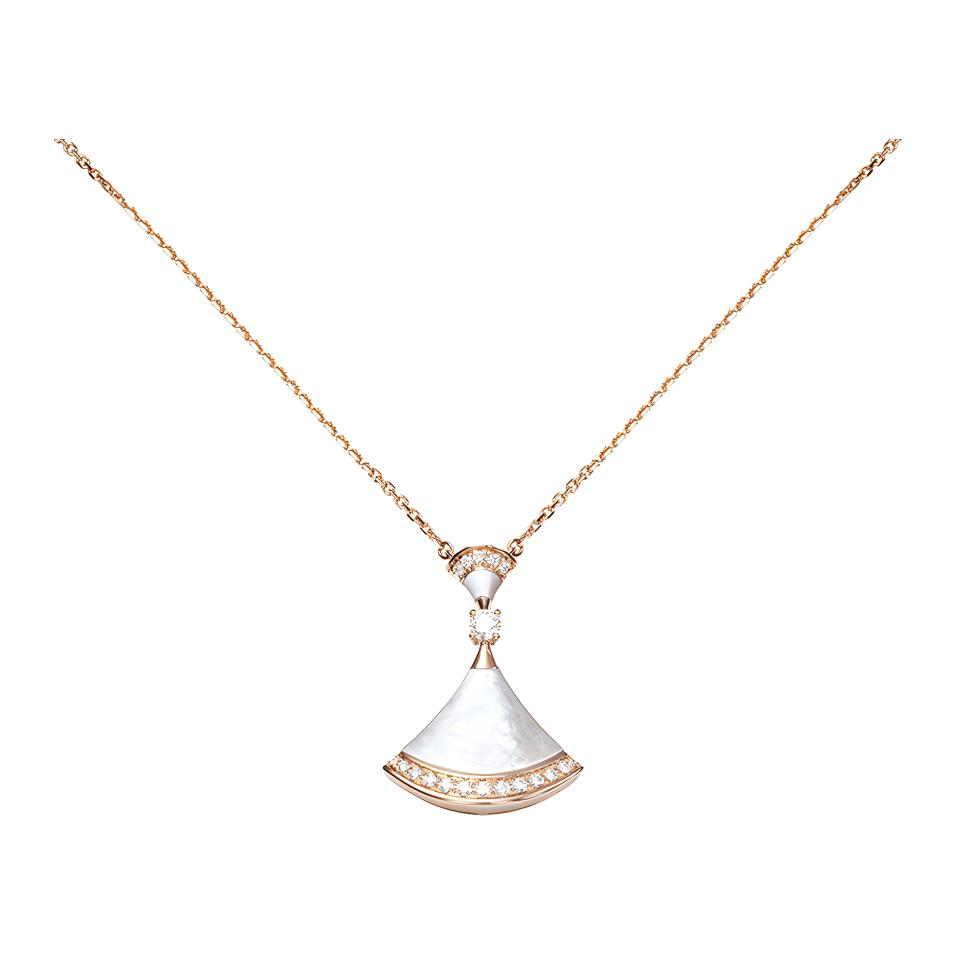 BVLGARI Колье Divas' Dream из розового золота 18 карат унисекс — фото 2