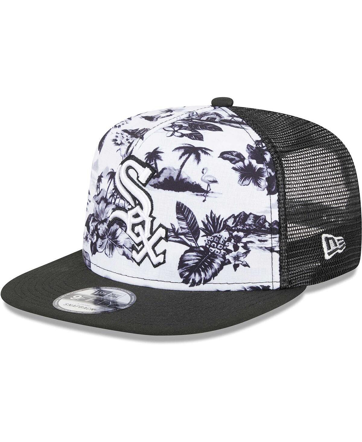 

Мужская белая, черная кепка Chicago White Sox Vacay 2.0 A-Frame Trucker 9FIFTY Snapback New Era