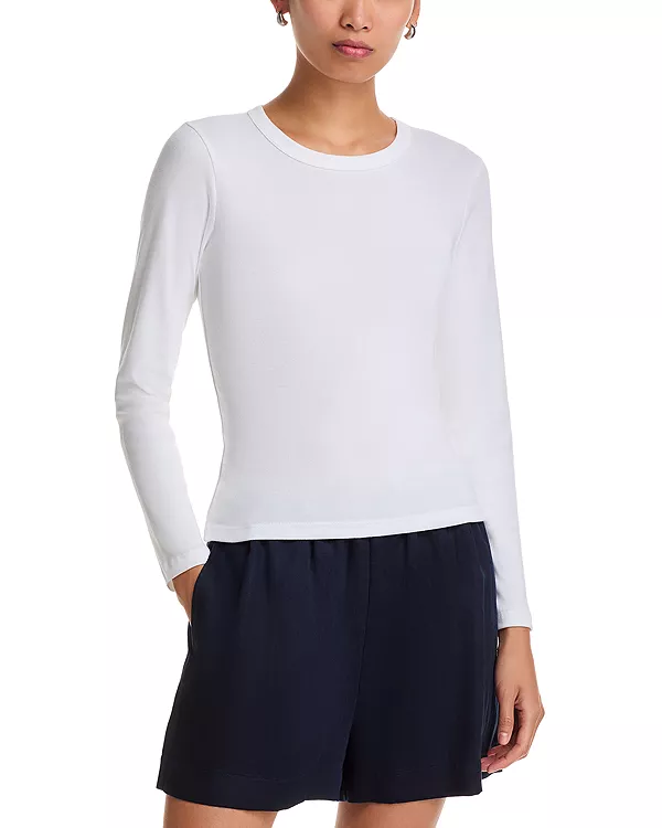 

Футболка с длинным рукавом приталенного кроя от Nando Leset, белый