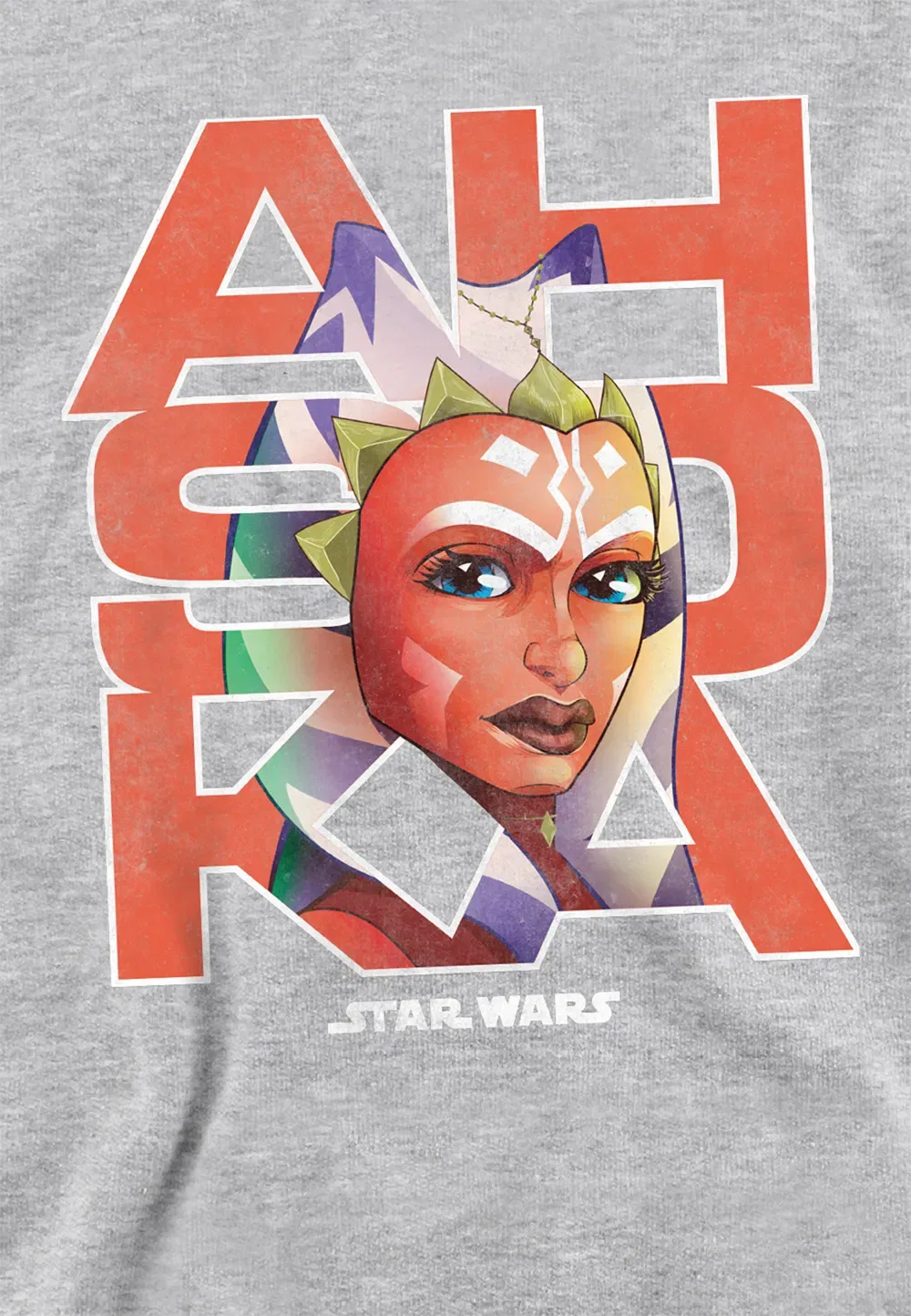 Детская толстовка Ahsoka Disney, серый — фото 2