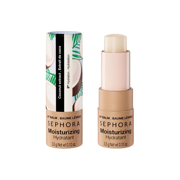 

Увлажняющий и питательный бальзам для губ, уменьшающий морщинки и освежающий, 3,5 г Sephora, coconut holiday