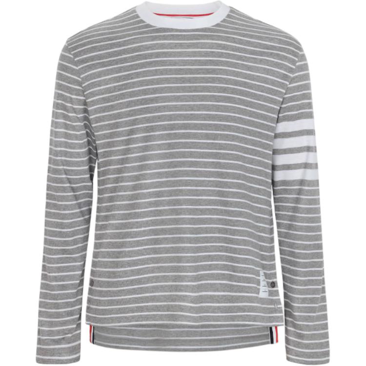 

Milano 4 Bar футболка с длинным рукавом THOM BROWNE, серый