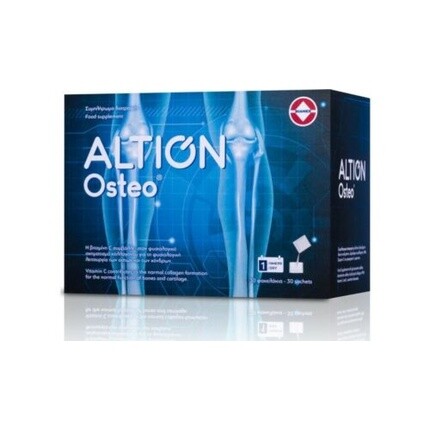 

Здоровые суставы и кости со вкусом апельсина, 30 пакетиков, Altion Osteo