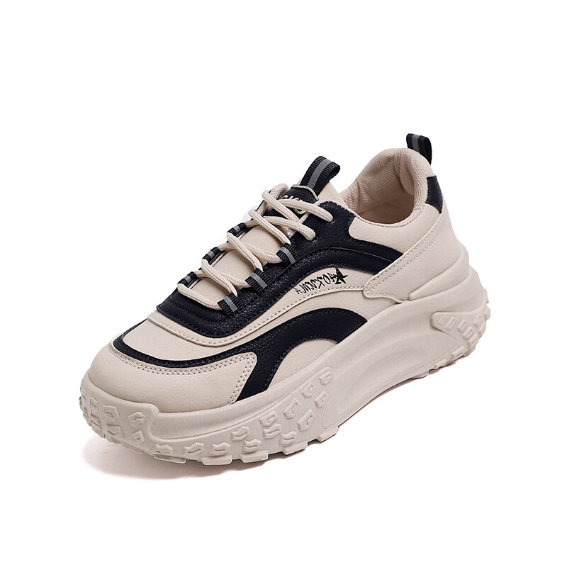 

Кроссовки женские толстые низкие Johlin Dream, черный