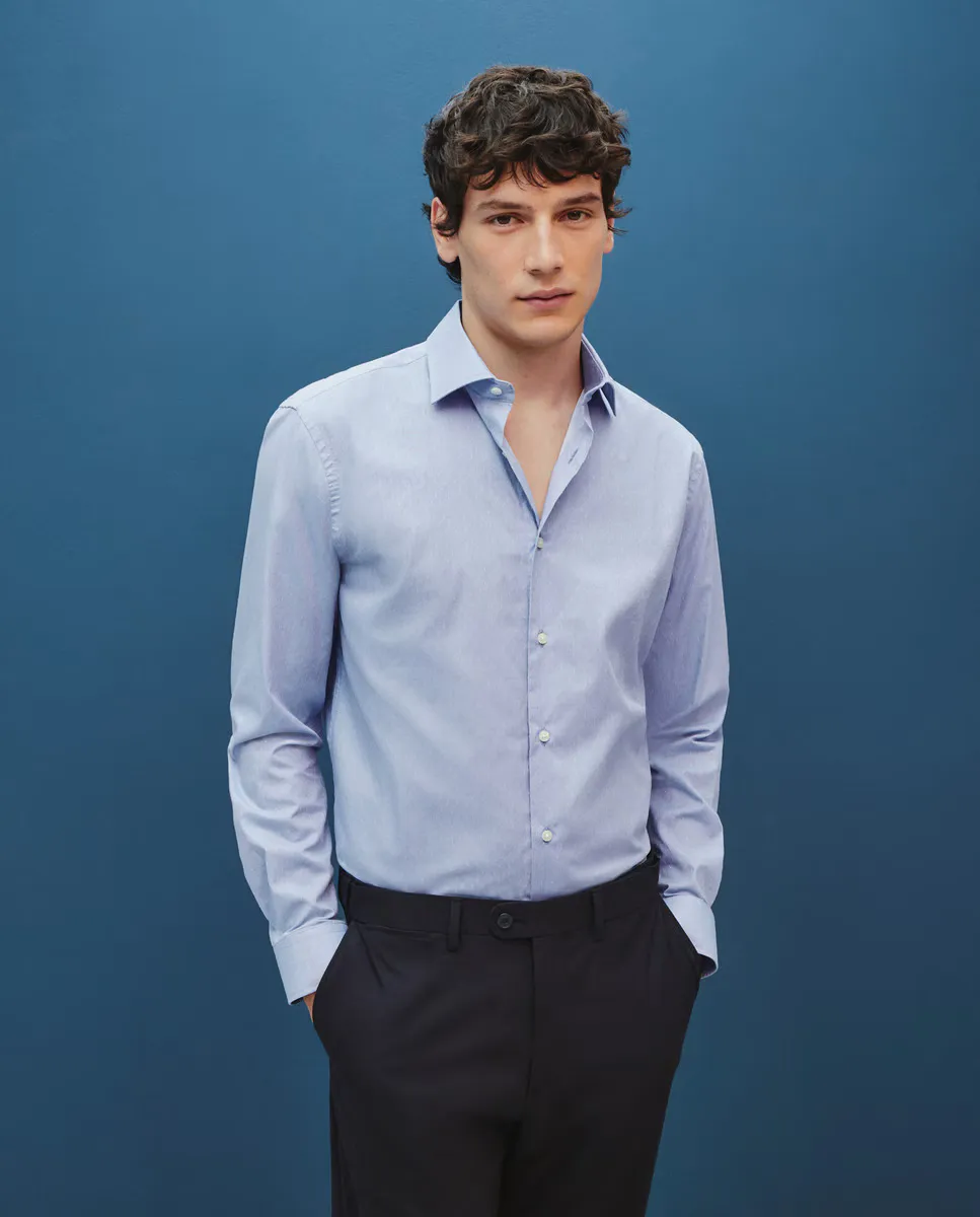 

Dooby мужская классическая рубашка Dustin, цвет Celeste